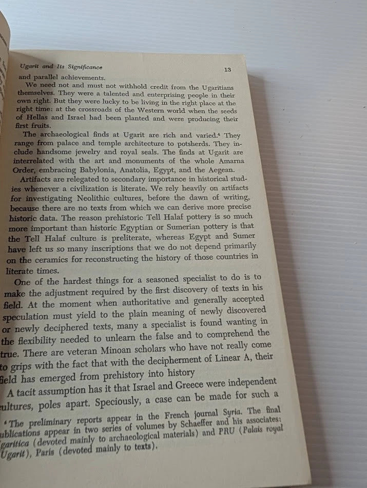 Ugarit and Minoan Crete, actual book photo 13