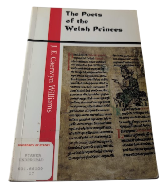 Poets of the Welsh Princes by J. E. Caerwyn Williams - front cover