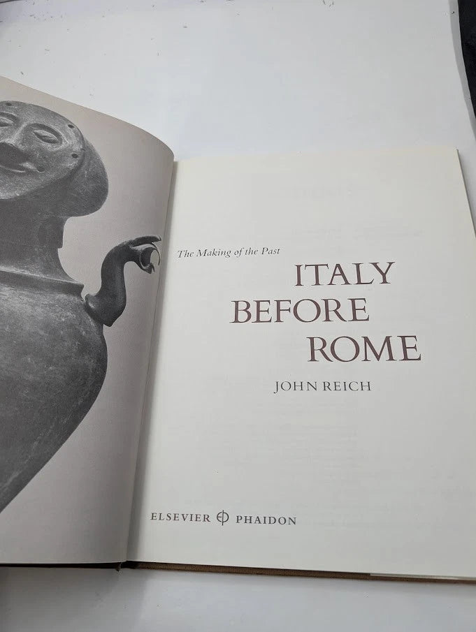 Italy Before Rome - Ancient History Archaeology Hardcover 1979