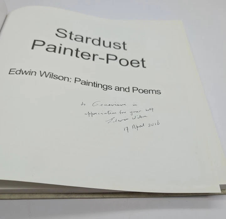 Stardust Painter -Poet Edwin Wilson  SIGNED Paintings Poems Art Poetry