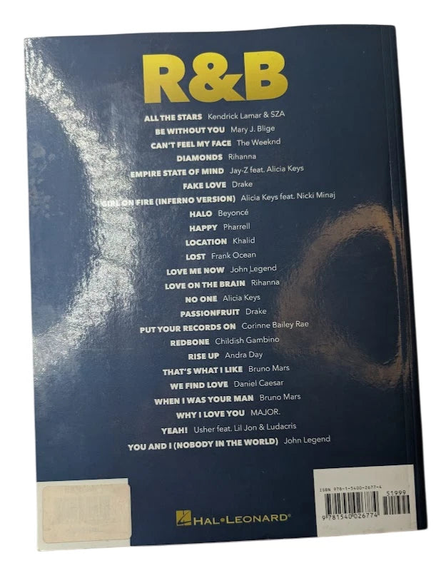 Contemporary R&B Hits: 24 Modern R&B Songs for Piano, Vocal and Guitar, photograph 3