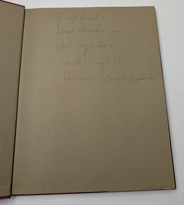 South Carolina by Clyde H. Smith SIGNED by State Governor - book detail 4