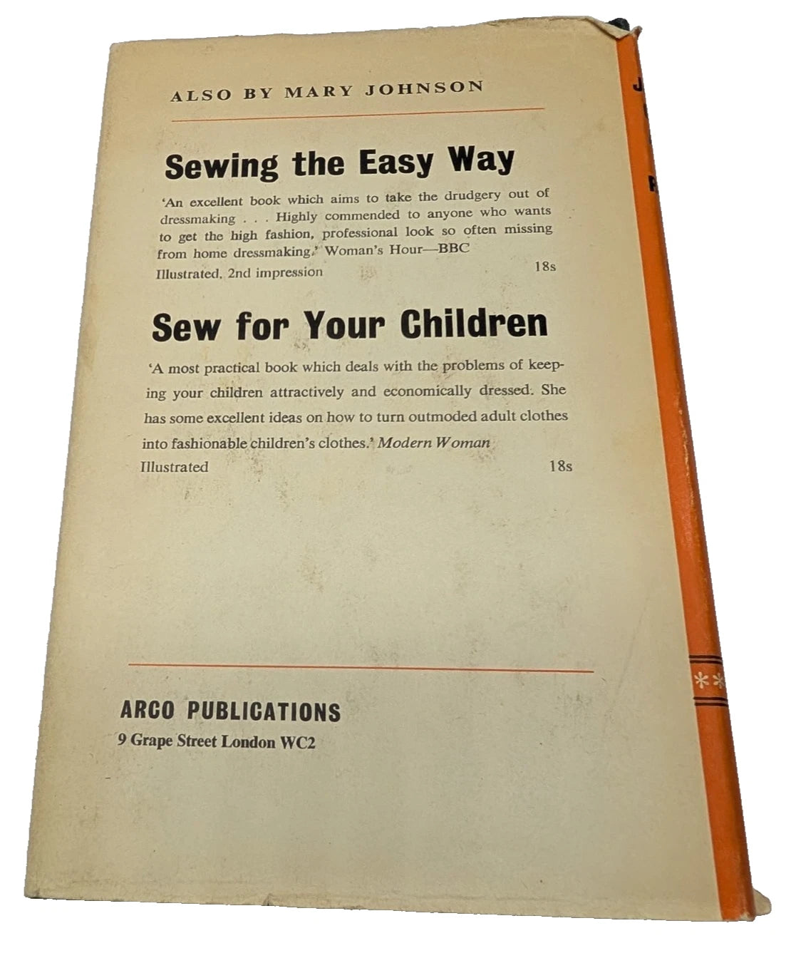 Mary Johnson Guide Altering Restyling Ready Made Clothes HC 1965 1st UK Ed photo 2