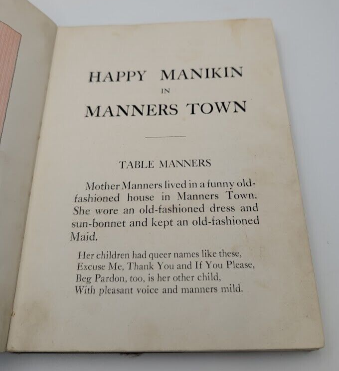 Little Folks from Etiquette Town: Happy Manikin and Social Twins Combined - book detail 14