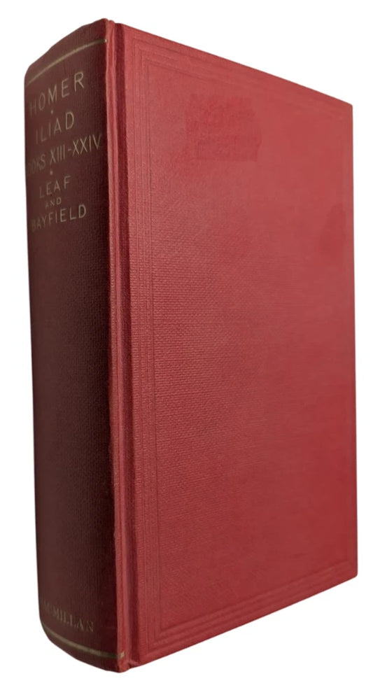 The Iliad of Homer Walter Leaf Vol II Books XIII - XXIV in Greek