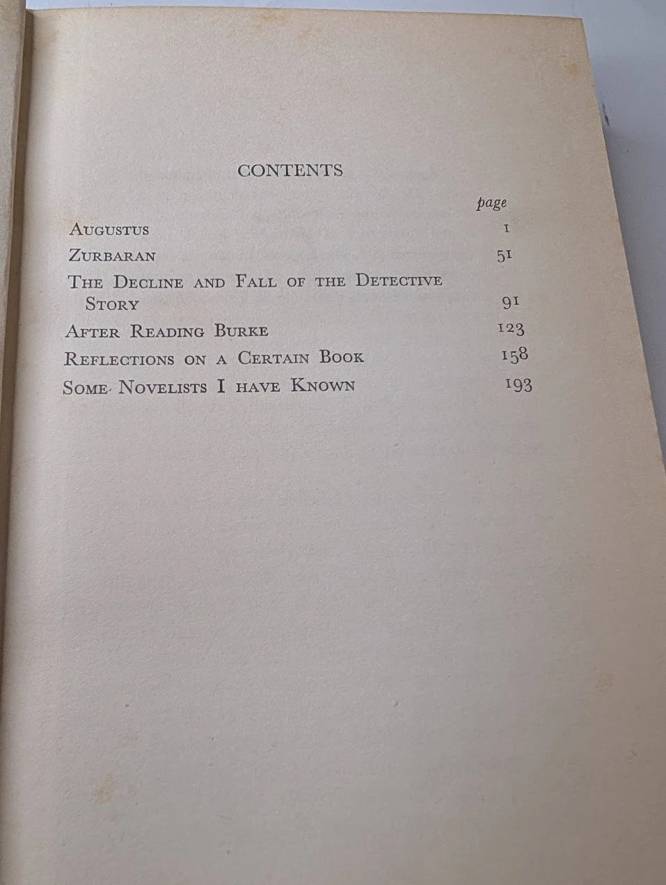 The Vagrant Mood by W Somerset Maugham 1953 HC Essays Literature Classic Writing