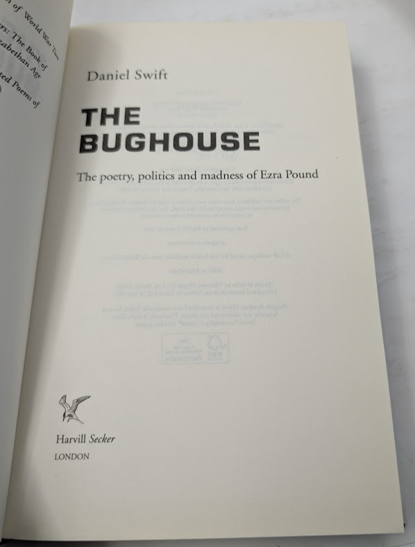 The Bughouse by Daniel Swift - book detail 3