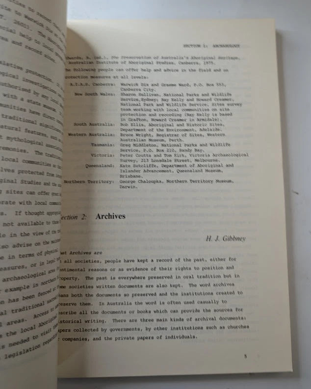 Handbook for Aboriginal and Islander History by Diane Barwick