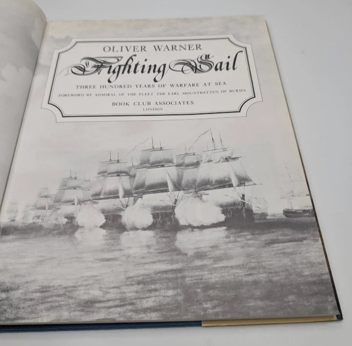 Fighting Sail: Three Hundred Years of Warfare at Sea, 1979 hardcover, copy photograph 3