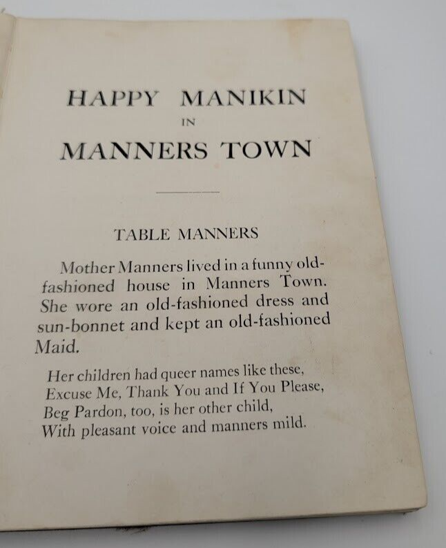 Little Folks from Etiquette Town: Happy Manikin and Social Twins Combined - book detail 9