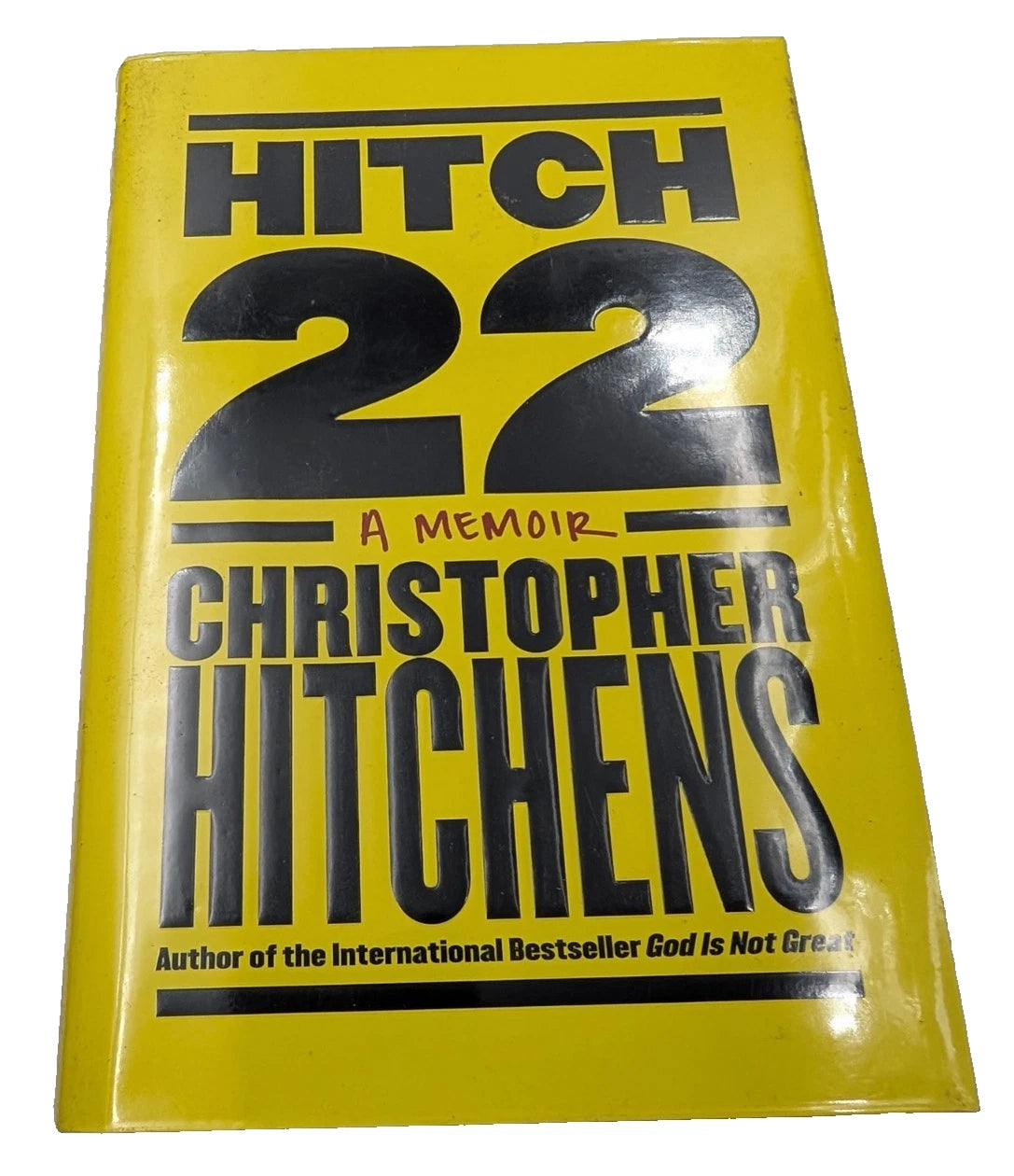 Hitch-22 Christopher Hitchens HC 2010 Memoir Politics Essays Author photo 1