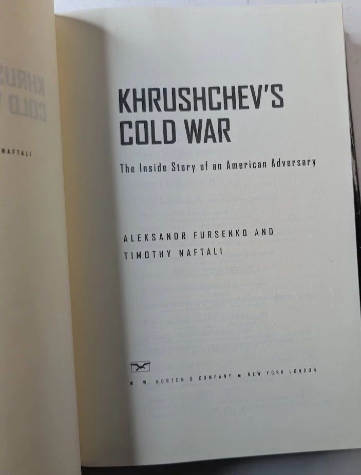 Khrushchev's Cold War: The Inside Story of an American Adversary, copy photograph 3