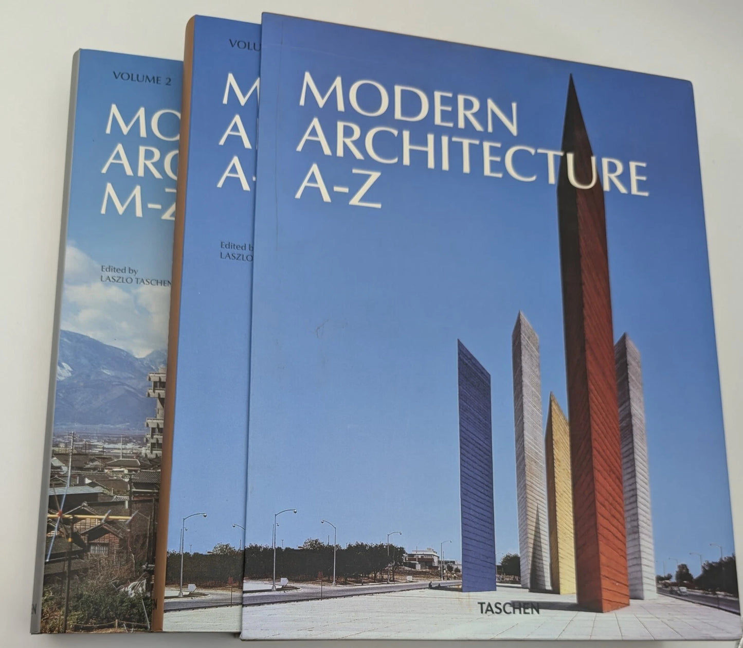 A To Z Modern Architecture 2-Volume Taschen Set by Gossel (Folio Case HC, 2010)