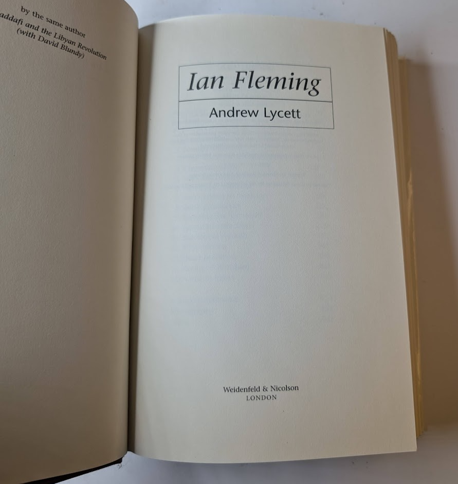 Ian Fleming by Andrew Lycett - book detail 5