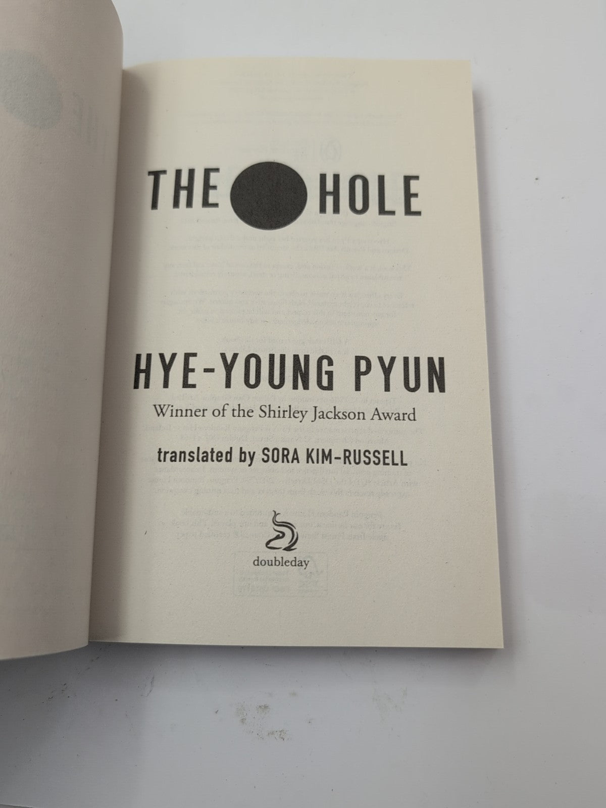 The Hole by Hye-young Pyun - book detail 3