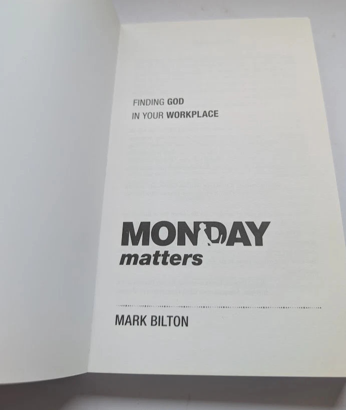 Monday Matters Finding God in Your Workplace