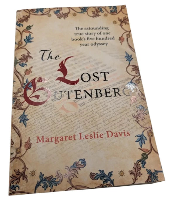 The Lost Gutenberg, actual Pearl Press paperback copy, photograph 1 of 8