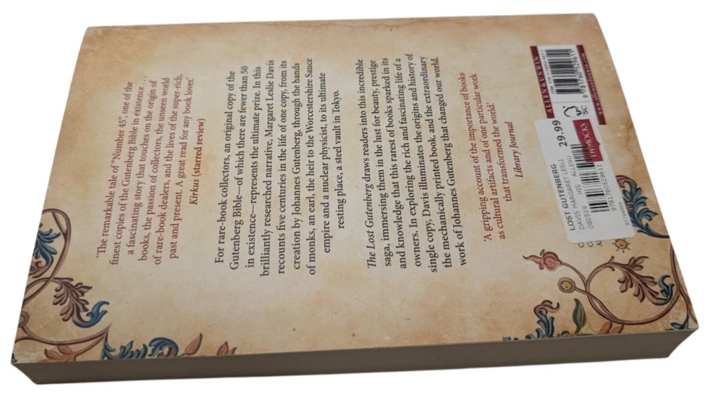 The Lost Gutenberg, actual Pearl Press paperback copy, photograph 4 of 8