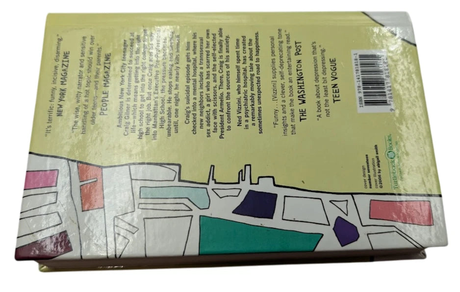 Its Kind of a Funny Story Ned Vizzini 2007 LB YA Mental Health Teen Fiction 9781417818181 Picture 2 of 6