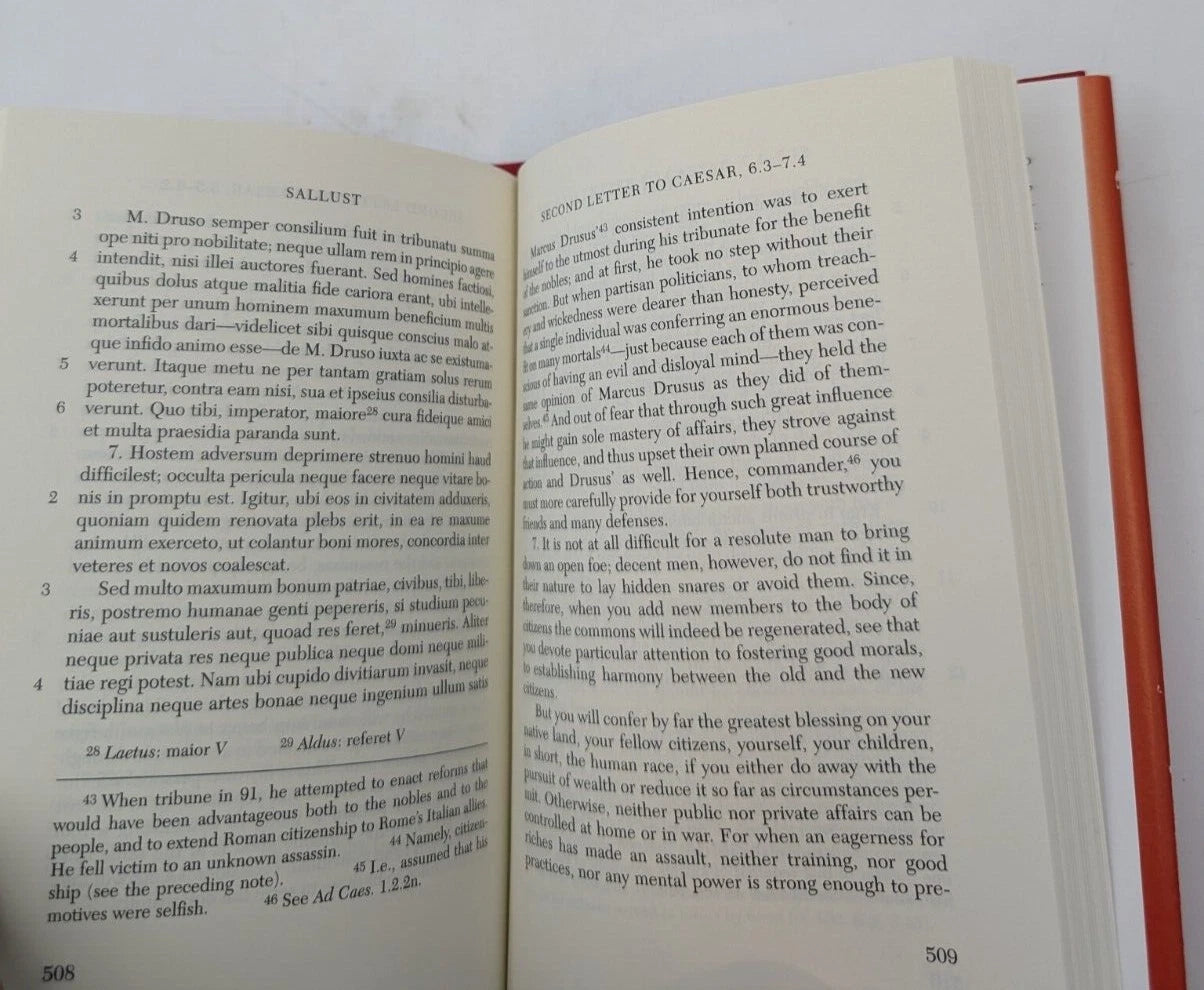 Fragments of the Histories Letters to Caesar by Sallust  LOEB Edition
