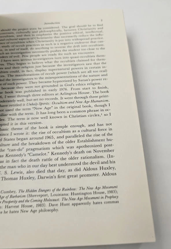Unholy Spirits: Occultism and New Age Humanism, actual copy photograph 7