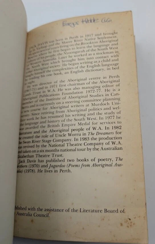 Kullark: Home by Jack Davis Paperback 1984 Historical Play, Indigenous theatre History