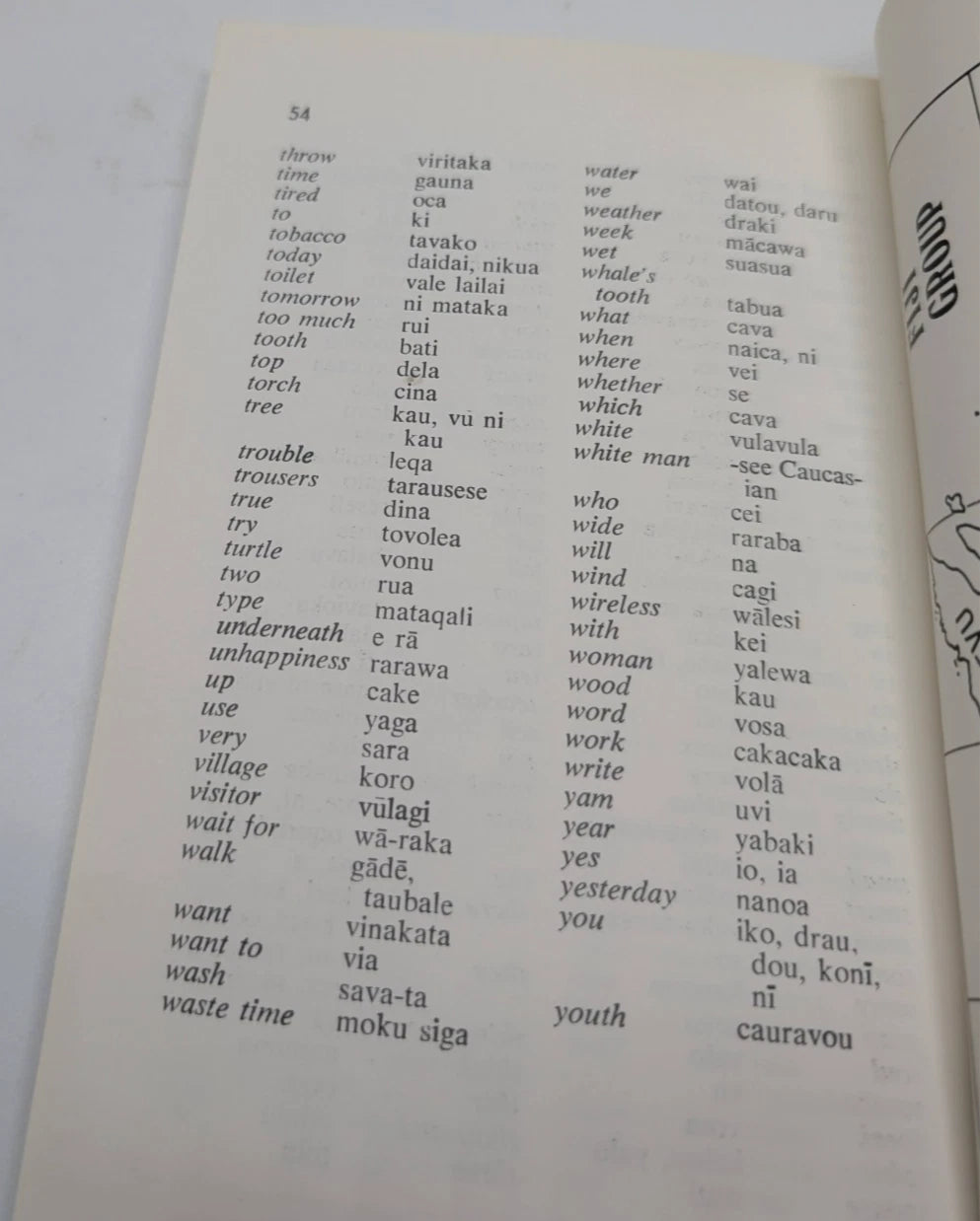 Say It in Fijian, 1972 paperback, copy photograph 4