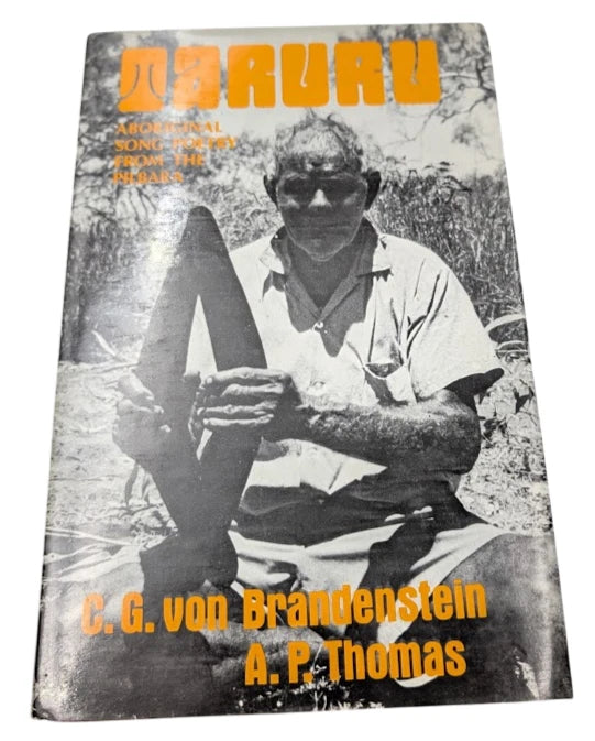 Taruru : Aboriginal Song Poetry from the Pilbara by Carl Georg Brandenstein