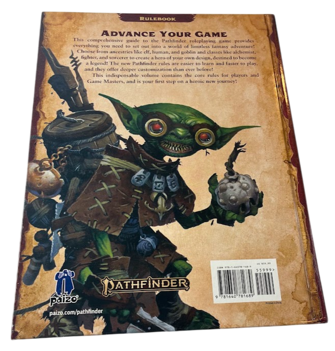 Pathfinder Core Rulebook Second Edition by Jason Bulmahn - book detail 2