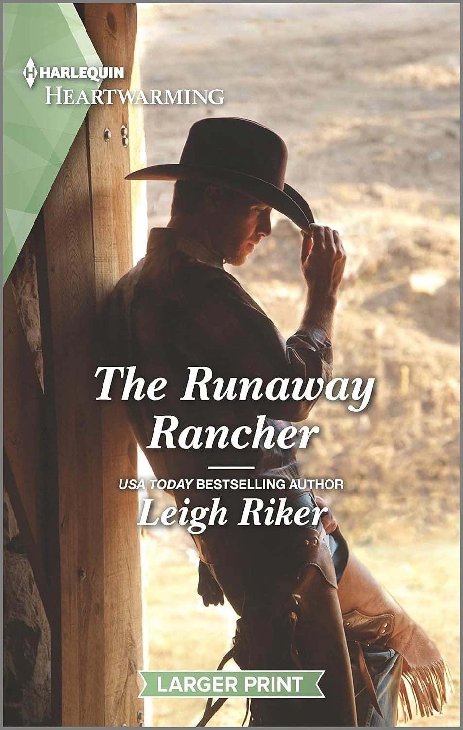 Runaway Rancher -  Clean Uplifting Romance Western - Harlequin Larger Print