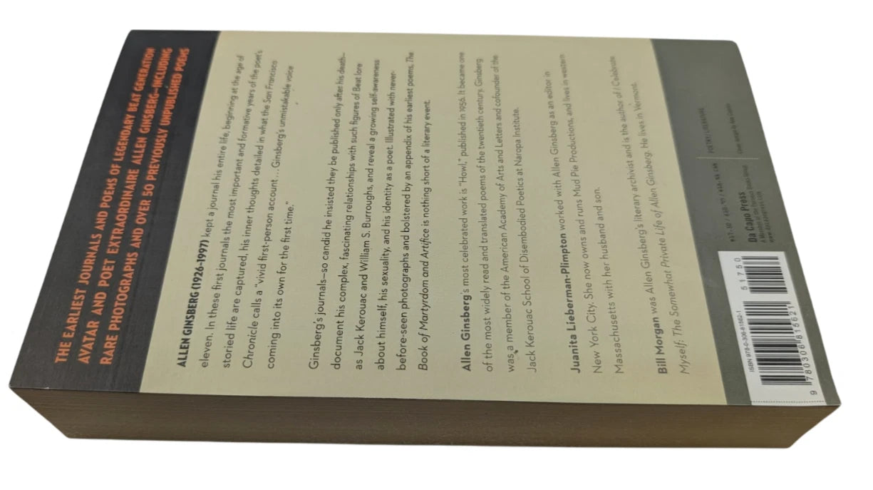 Allen GINSBERG The Book of Martyrdom and Artifice - First Journals and Poems 1937-1952