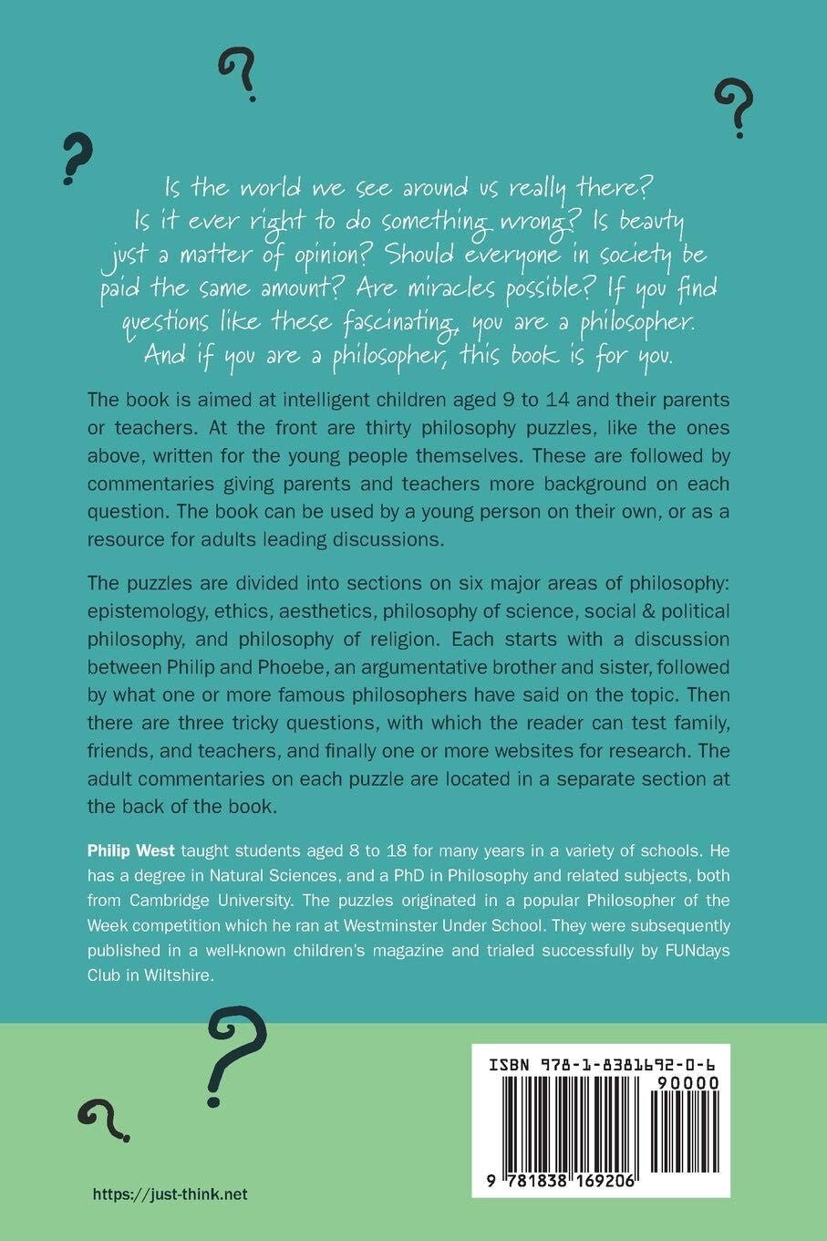 Just Think by Philip West - book detail 2
