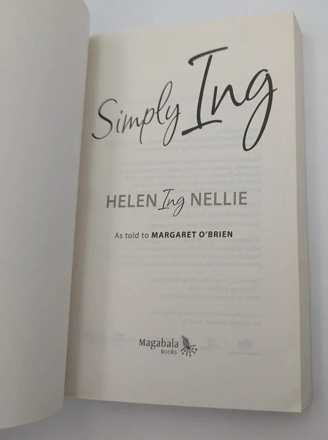 Simply Ing by Helen Ing Nellie (Paperback 2018)