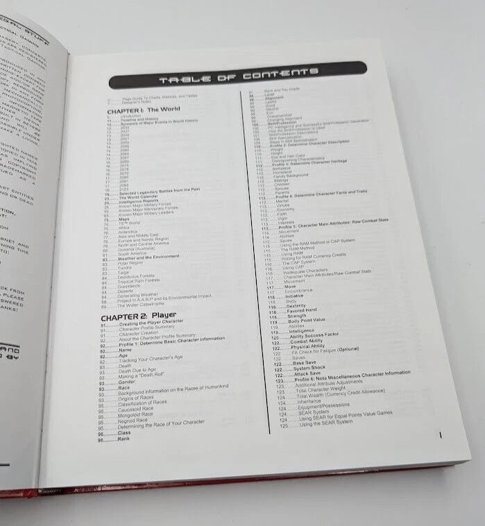 Terminus V Master Rulebook Armageddon Vortex Paul Hromulak HC 2000 RPG Gaming 5