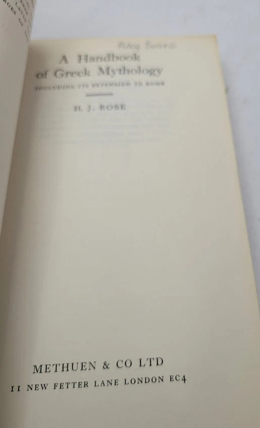 A Handbook of Greek Mythology, copy photograph 3