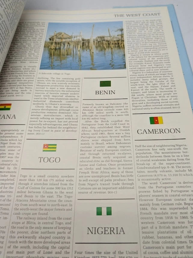 Philips Illustrated Atlas of the World, 1987 hardcover, copy photograph 6