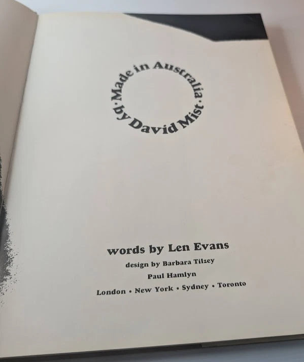 Made in Australia by David Mist and Len Evans, actual copy, photo 5 of 8