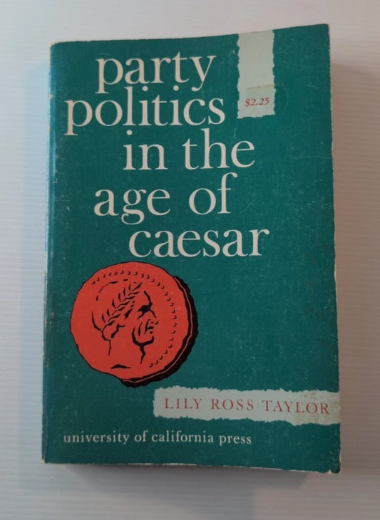 Party Politics in the Age of Caesar, actual book photo 1