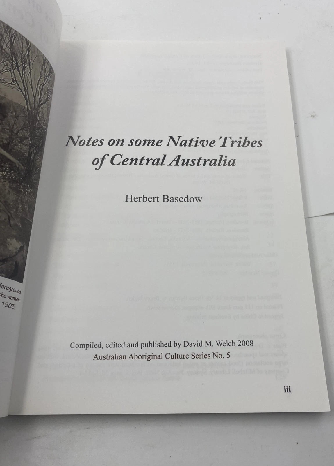 Notes on Some Native Tribes of Central Australia