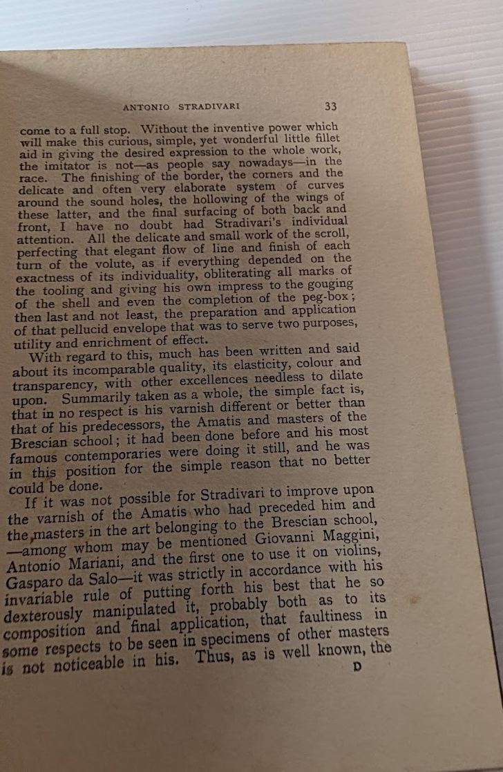 Antonio Stradivari by Horace Petherick | Second Edition Hardcover (1913) - book detail 6