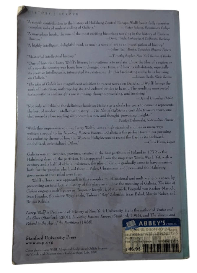 The Idea of Galicia: History and Fantasy in Habsburg Political Culture, copy photograph 2