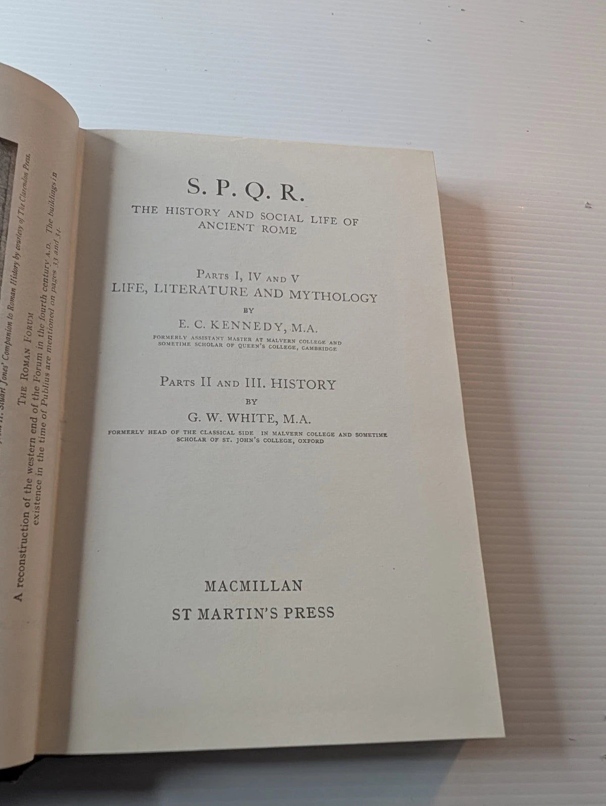 SPQR: The History and Social Life of Ancient Rome, actual book photo 6