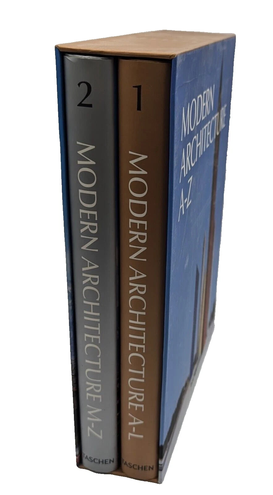 A To Z Modern Architecture 2-Volume Taschen Set by Gossel (Folio Case HC, 2010)