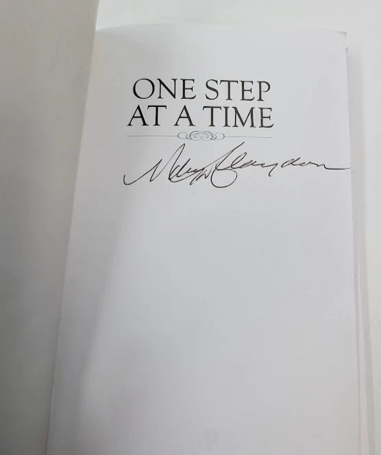 One Step at a Time -  by Robyn Claydon Christian Living SIGNED