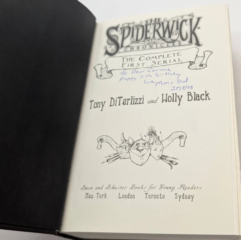 The Spiderwick Chronicles, 2007 hardcover, copy photograph 4