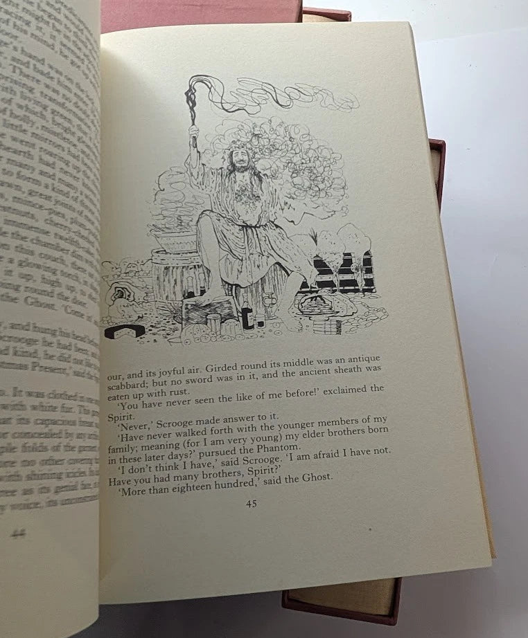 Charles Dickens Folio Society 6 Volume set with Charles Keeping art and all Slipcases