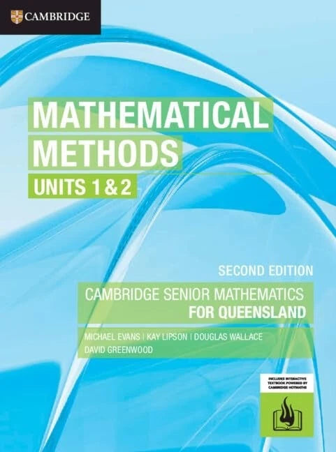Mathematical Methods Units 1&2 Queensland by Michael Evans