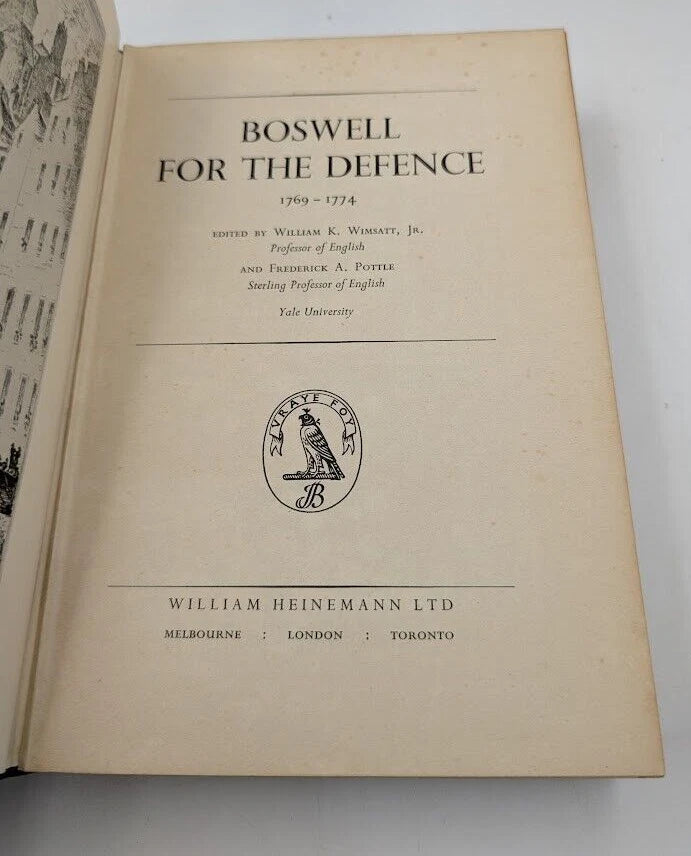 Boswell for the Defence, 1769-1774, copy photograph 7