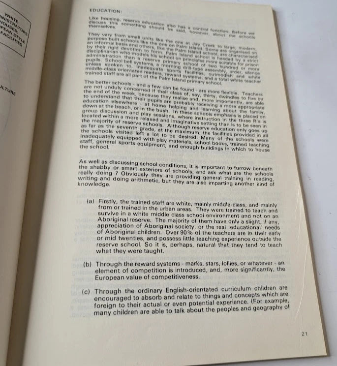 New Policies in Aboriginal Affairs: Reports of the Batchelor Seminars 1973–74