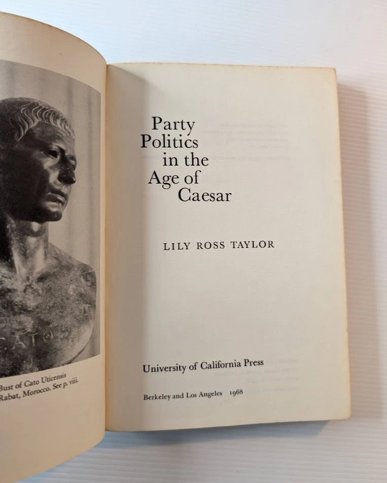 Party Politics in the Age of Caesar, actual book photo 11